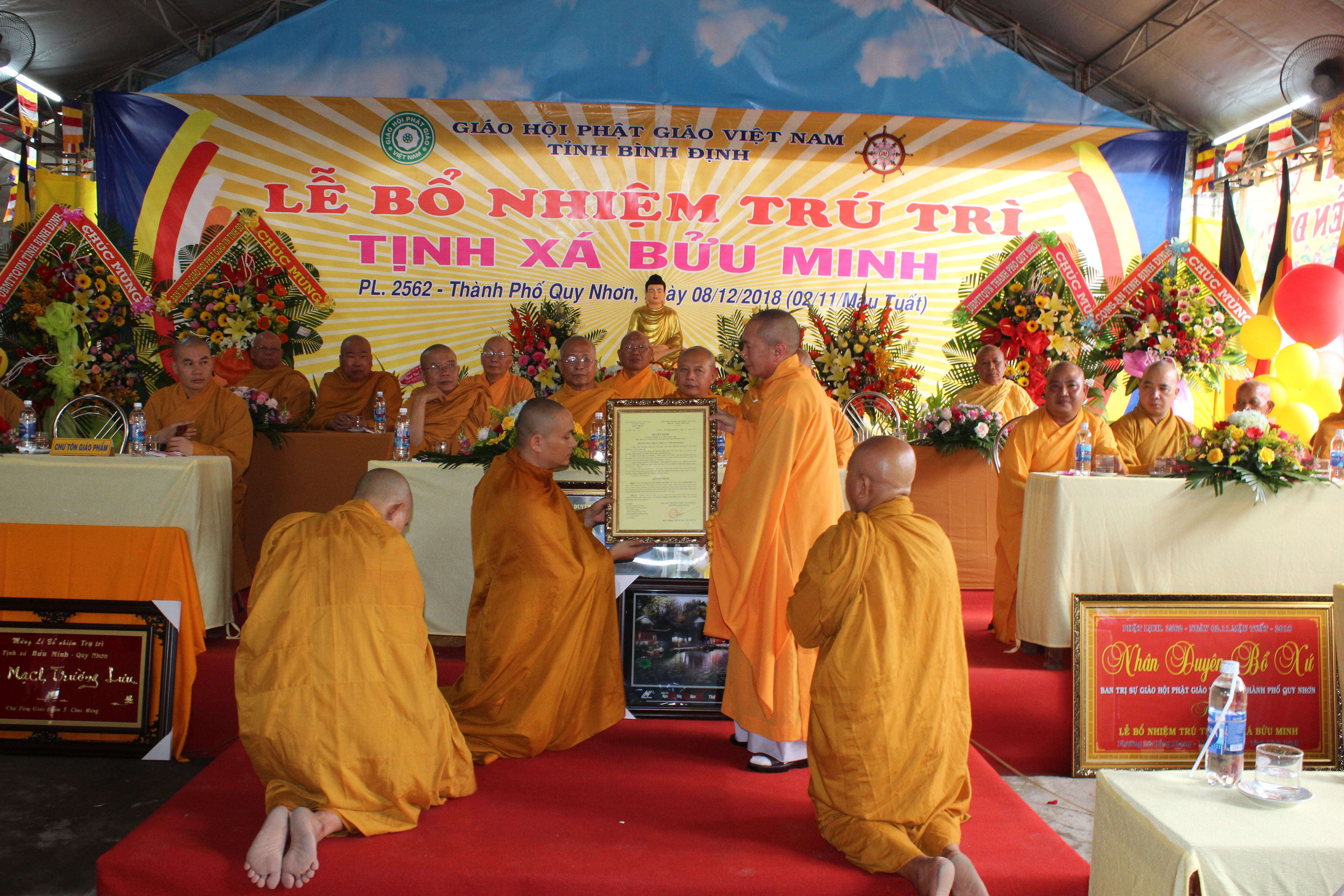 Tp. Quy Nhơn: Lễ bổ nhiệm trú trì Tịnh xá Bửu Minh